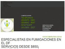 Tablet Screenshot of grupobio.com.mx